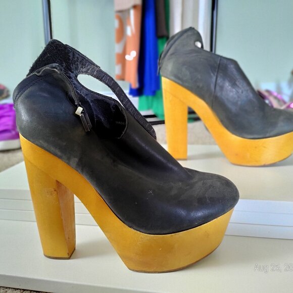 Disco Heeled Platforms Shoes - Picture 1 of 7